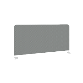 Onix Экран тканевый боковой O.TEKR-80 Серый/Белый металл 800*390*22 - Фото предпросмотра