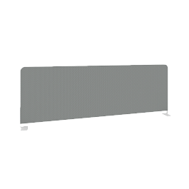 Onix Экран тканевый боковой O.TEKR-118 Серый/Белый металл 1180*390*22 - Фото предпросмотра