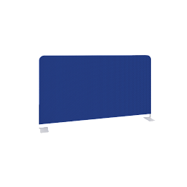 Onix Экран тканевый боковой O.TEKR-72 Синий/Белый металл 720*390*22 - Фото предпросмотра