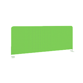 Onix Экран тканевый боковой O.TEKR-98 Зелёный/Белый металл 980*390*22 - Фото предпросмотра