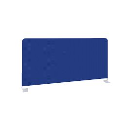 Onix Экран тканевый боковой O.TEKR-80 Синий/Белый металл 800*390*22 - Фото предпросмотра