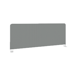 Onix Экран тканевый боковой O.TEKR-98 Серый/Белый металл 980*390*22 - Фото предпросмотра