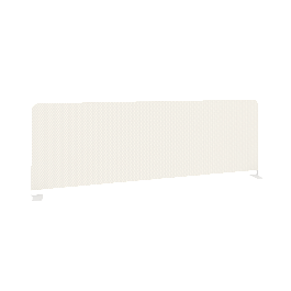 Onix Экран тканевый боковой O.TEKR-118 Белый/Белый металл 1180*390*22 - Фото предпросмотра