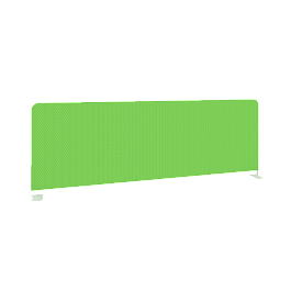 Onix Экран тканевый боковой O.TEKR-118 Зелёный/Белый металл 1180*390*22 - Фото предпросмотра