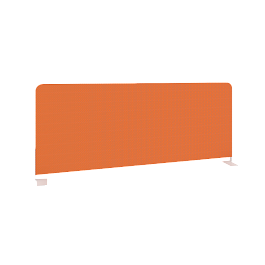 Onix Экран тканевый боковой O.TEKR-98 Оранжевый/Белый металл 980*390*22 - Фото предпросмотра