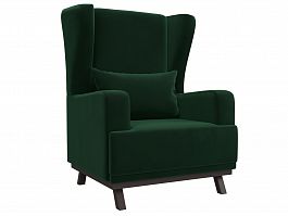 Кресло Джон (полностью велюр зеленый) - Фото предпросмотра