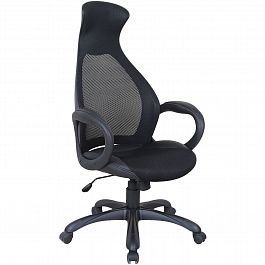 Кресло офисное BRABIX PREMIUM "Genesis EX-517", пластик черный, ткань/экокожа/сетка черная, 531574 - Фото предпросмотра