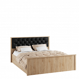Спальня Модена корпус кровати МКР-2 (1,6м) гикори рокфорд - Фото предпросмотра