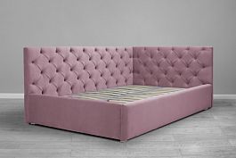 Кровать «Оливия» светло-розовая - Фото предпросмотра