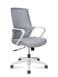 Кресло офисное / Pino grey LB / серый пластик / серая ткань / серая ткань - Фото предпросмотра