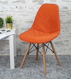 Чехол Е03 на стул Eames, оранжевый - Фото предпросмотра