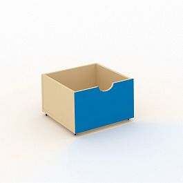 Ящик выкатной ДЯ-1М синий - Фото предпросмотра