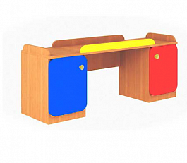 Стенка модульная «Кубик-Рубик» модули 6 цветной фасад - Фото предпросмотра