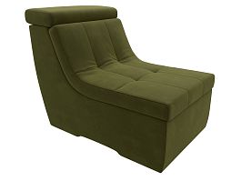 Модуль Холидей Люкс кресло (полностью микровельвет зеленый) - Фото предпросмотра