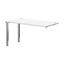 Стол промежуточный XIGST 1470.1 Белый/Нержавеющая сталь 1400х700х750 XTEN GLOSS - Фото предпросмотра