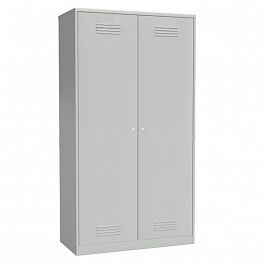 Шкаф для одежды 2 ств 1860x800x500 (толщина металла 0.7 мм) - Фото предпросмотра