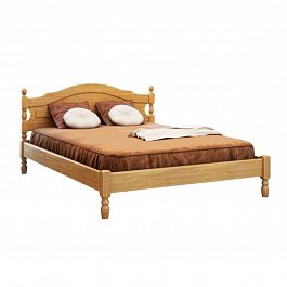 Кровать "Жанна-2 140" сосна - Фото предпросмотра
