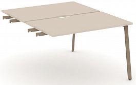 Двойной стол приставка к опорным тумбам "ESTETICA" ES.D.SPR-2-VP Капучино - Фото предпросмотра