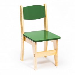 Детский стульчик Вуди нерегулируемый H 300 зеленый - Фото предпросмотра
