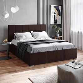 Рио корпус интерьерной кровати 1,6 коричневый квадрат - Фото предпросмотра
