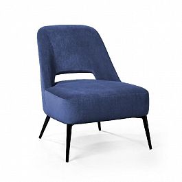 Кресло Dante, бархат синий 29 - Фото предпросмотра