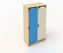 Шкаф для детской одежды ШГ2 синий - Фото предпросмотра