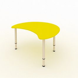 Детский стол Капля желтый - Фото предпросмотра