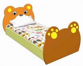 Детская кровать Медвежонок 123 см - Фото предпросмотра