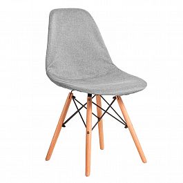 Чехол Е01 на стул Eames, серый - Фото предпросмотра