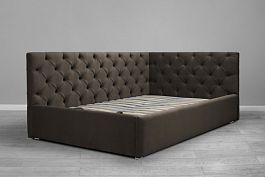 Кровать «Оливия» коричневая - Фото предпросмотра