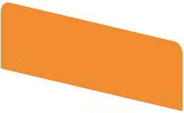 Экраны для столов "Настольные защитные экраны «Лайт»"  ПК-ЛТ-ЭКР110Х33-В2-171 оранжевый - Фото предпросмотра