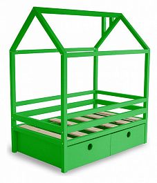Кровать Дрима Box, зеленый - Фото предпросмотра
