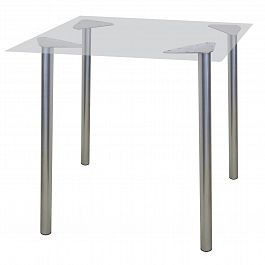 Рама стола для столовых, кафе, дома "Альфа", универсальная, цвет серебристый - Фото предпросмотра