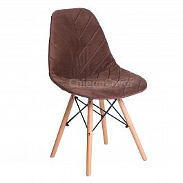 Чехол Е03 на стул Eames, коричневый - Фото предпросмотра