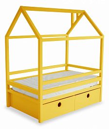 Кровать Дрима Box, желтый - Фото предпросмотра