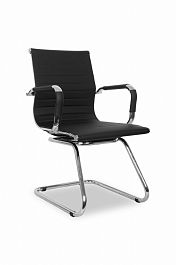 Кресло College CLG-620 LXH-C Black хром, кожа PU, цвет черный "Кресла для посетителей"  ТК-001039000112 черный - Фото предпросмотра