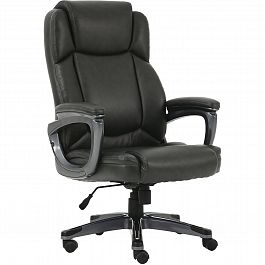 Кресло офисное BRABIX PREMIUM "Favorite EX-577", пружинный блок, рециклированная кожа, серое, 531935 - Фото предпросмотра