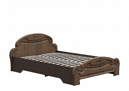 Спальня МЕДИНА КР 041 кровать с подъемником (1,56х086х2,07) (венге/дуб санремо шоколад) - Фото предпросмотра