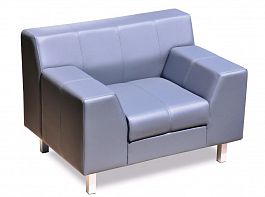 Лима Кресло (1020х770х750) Best 77 серый "Мягкая мебель для кабинета" ТК-002120401754 серый - Фото предпросмотра