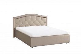 Кровать с основанием Верона 140х200 см ZO.KM1.4-01.2074 бронза (экокожа) - Фото предпросмотра