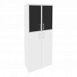 Шкаф "Onix" O.ST-1.7R white/black белый - Фото предпросмотра