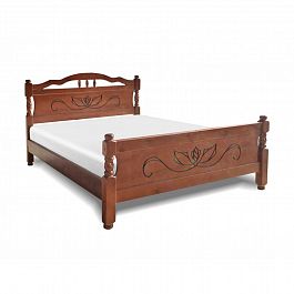 Кровать "Грета 120" сосна - Фото предпросмотра