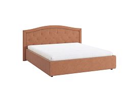 Кровать с основанием Верона 2 160х200 см ZO.KM1.6-01.2.2079 персик (велюр) - Фото предпросмотра