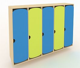 Шкаф для детской одежды ШГ5-МУ синий - Фото предпросмотра