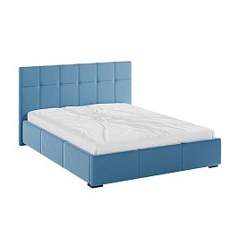 Рио корпус интерьерной кровати 1,4 светло-голубой квадрат - Фото предпросмотра
