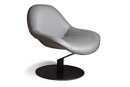 Лаунж кресло Zero Gravity с механизмом кручения, серый - Фото предпросмотра