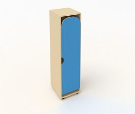 Шкаф для детской одежды ШГ1 синий - Фото предпросмотра