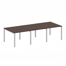 Стол для переговоров "Metal System" БП.ПРГ-3.1 венге/серый - Фото предпросмотра