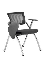 Кресло хром с пюпитром Click RCH 462TEC Чёрный - Фото предпросмотра