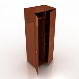 Шкаф для одежды "Менеджер" Ш-10 орех - Фото предпросмотра